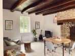 Living room with beams Living room with beams